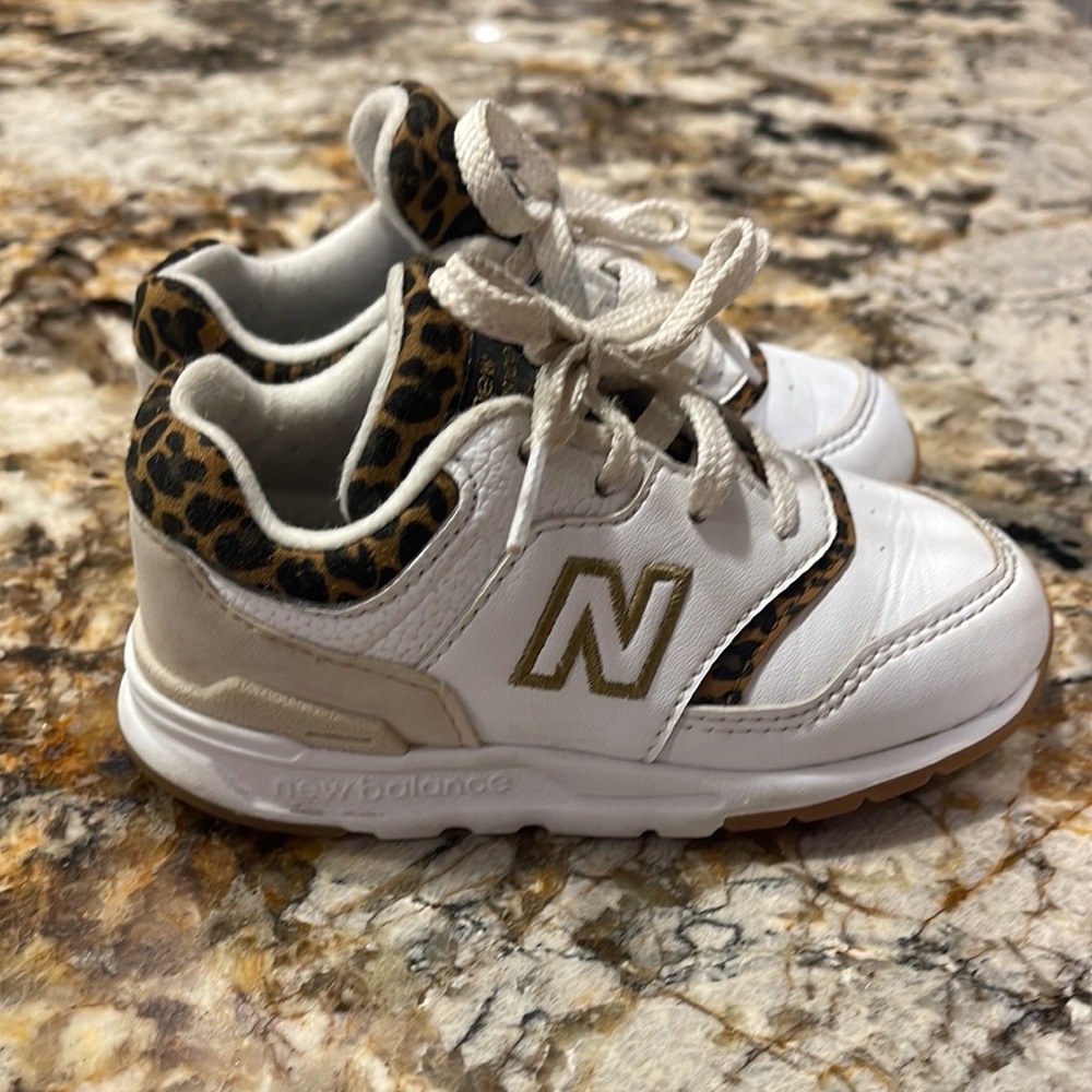 Toddler leopard new balance